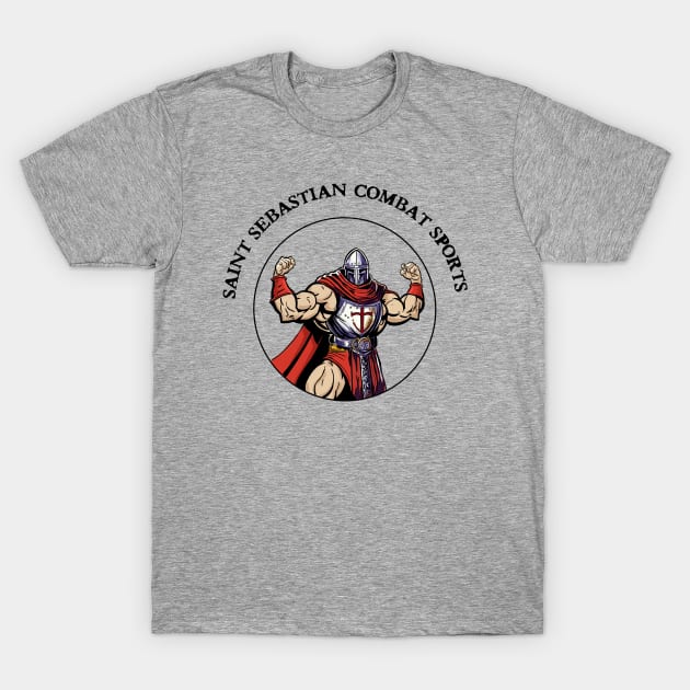 St Sebastian Combat Sports T-Shirt by KerakDesigns